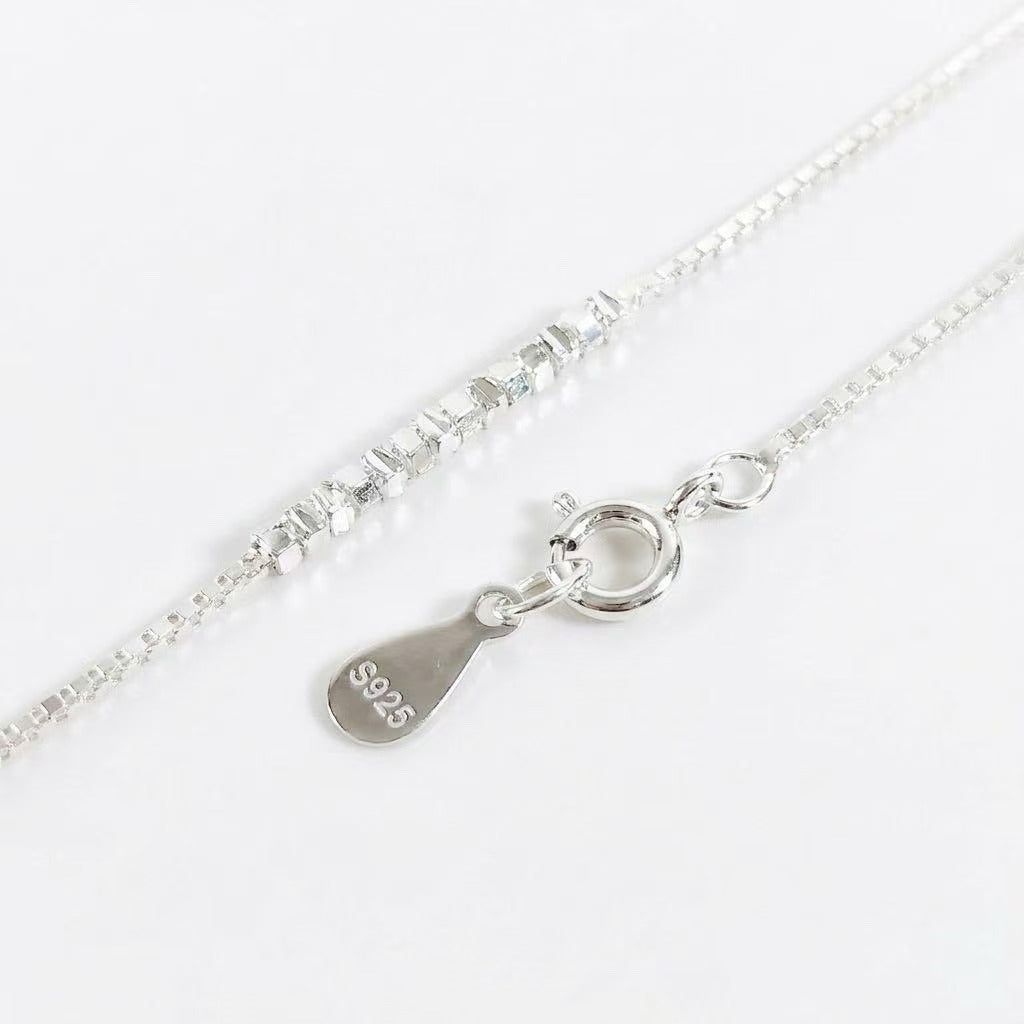 Natural Freshwater Pearl Necklace – 925 Sterling Silver Minimal Pendant