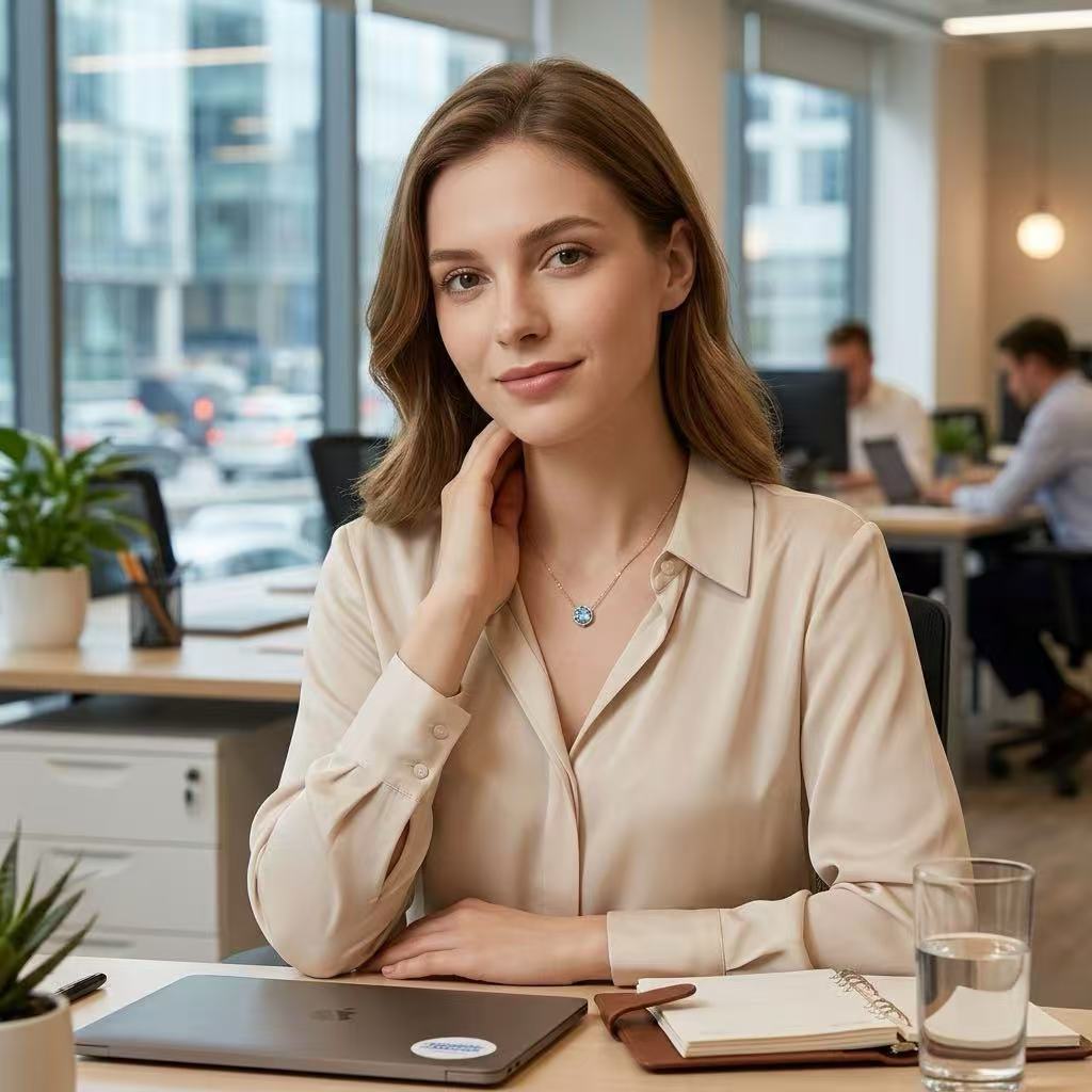 Minimal Hexagon Birthstone Necklace – 925 Sterling Silver with 10K Gold Plating