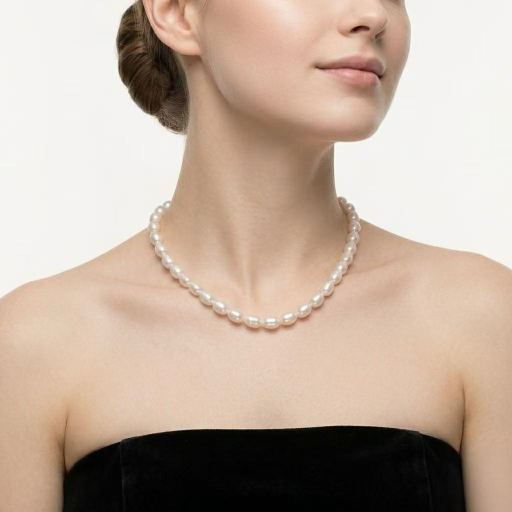 Classic Pearl Choker – 18K Gold Vermeil