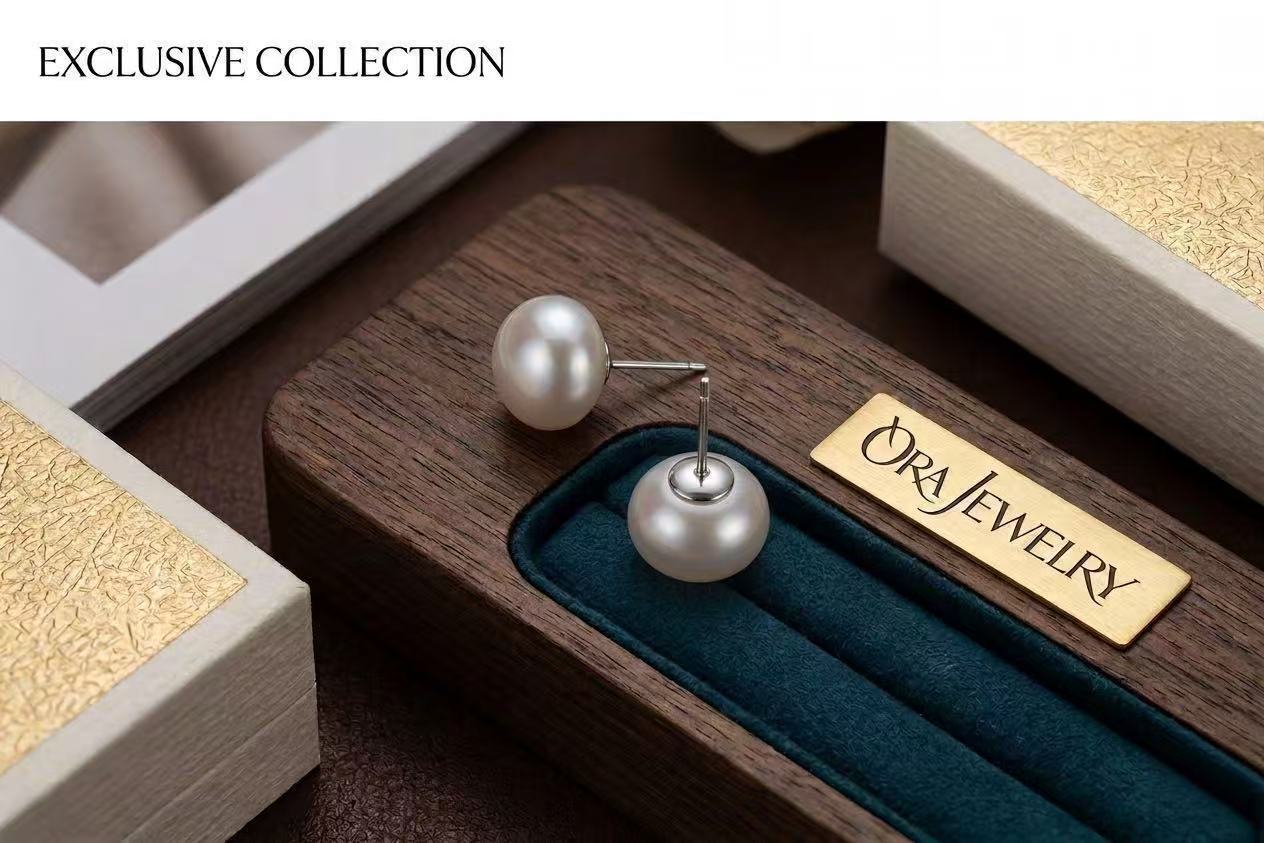 Natural Freshwater Pearl Earrings | 8–9mm 11–12mm | 925 Silver Studs | Hypoallergenic