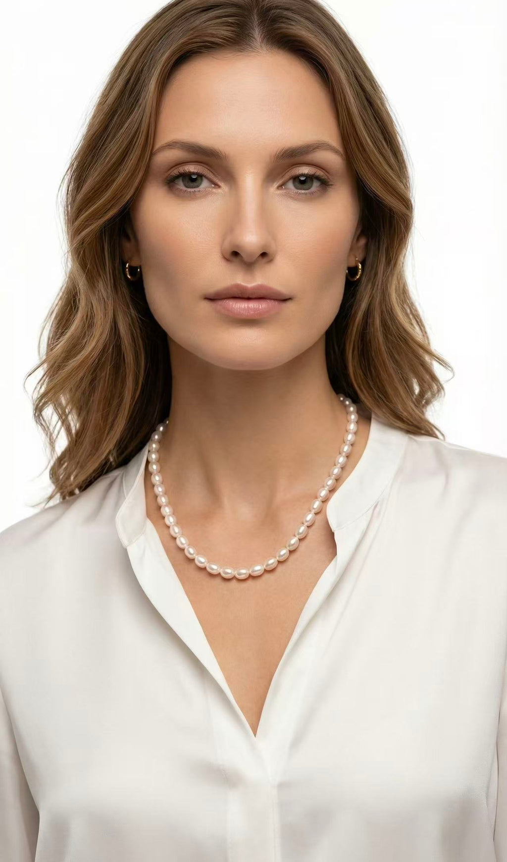 Classic Pearl Choker – 18K Gold Vermeil