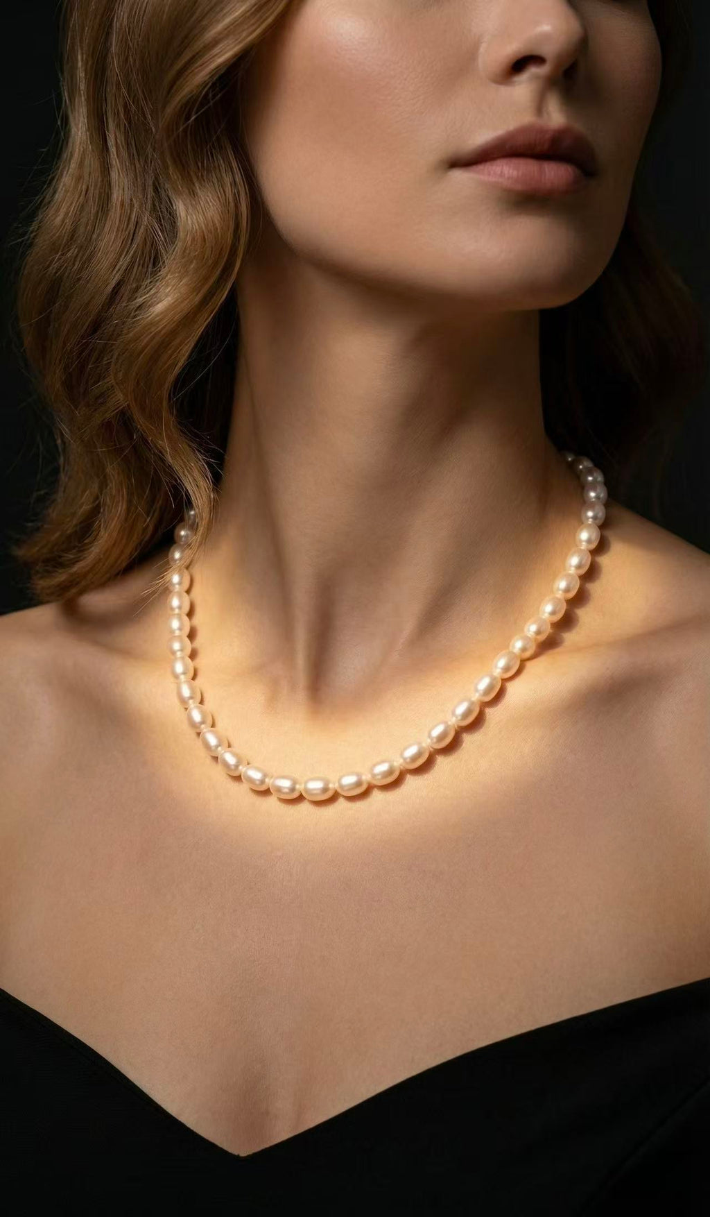 Classic Pearl Choker – 18K Gold Vermeil
