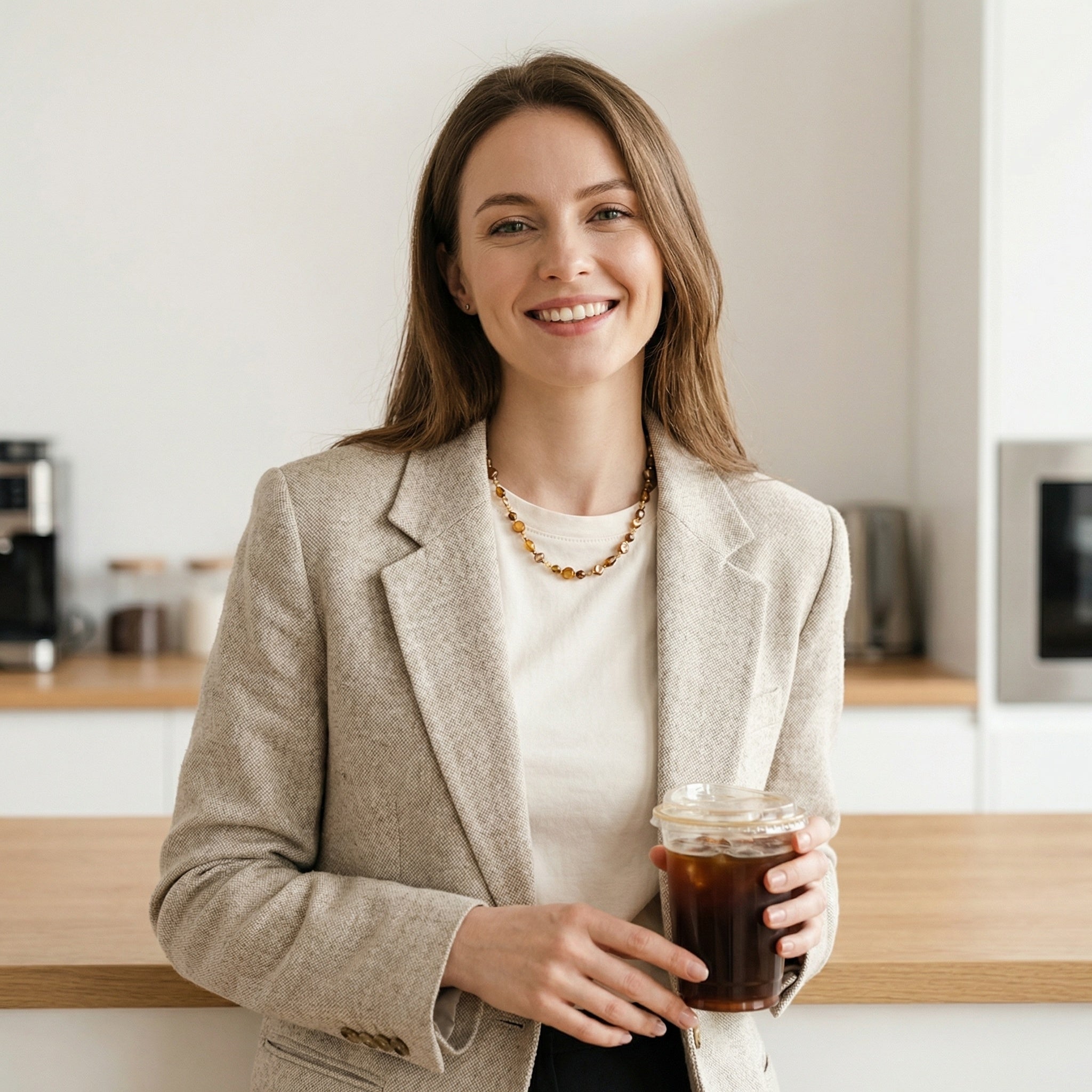 Tiger Eye Inspired Beaded Necklace – Vintage Baroque Pearl Style