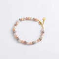 Natural Baroque Pearl Bracelet | Multicolor Petite Pearls | Gold or Silver Finish