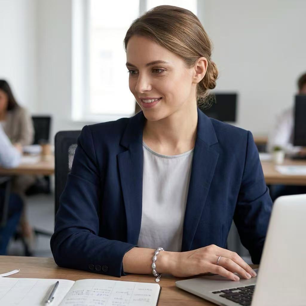 Natural Baroque Black Pearl Bracelet – Freshwater Pearl, 925 Sterling Silver