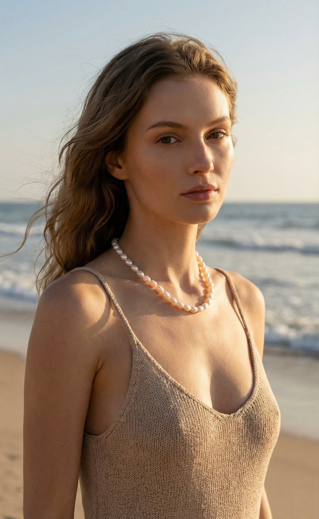 Classic Pearl Choker – 18K Gold Vermeil