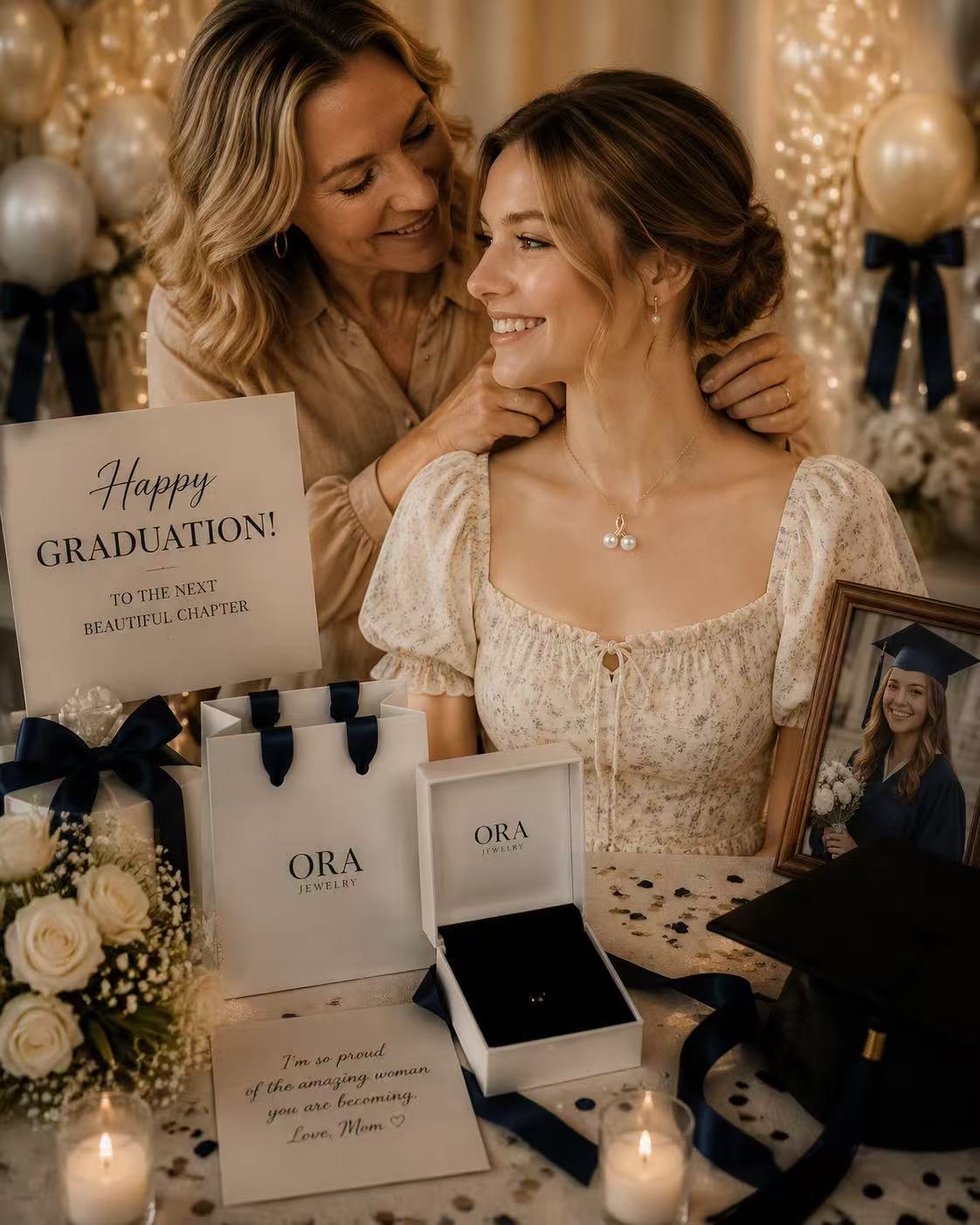 For Her Next Chapter	A timeless gift as she steps into her own.