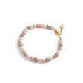 Baroque Freshwater Pearl Bracelet | 925 Silver 18K Gold Plated Adjustable Brace