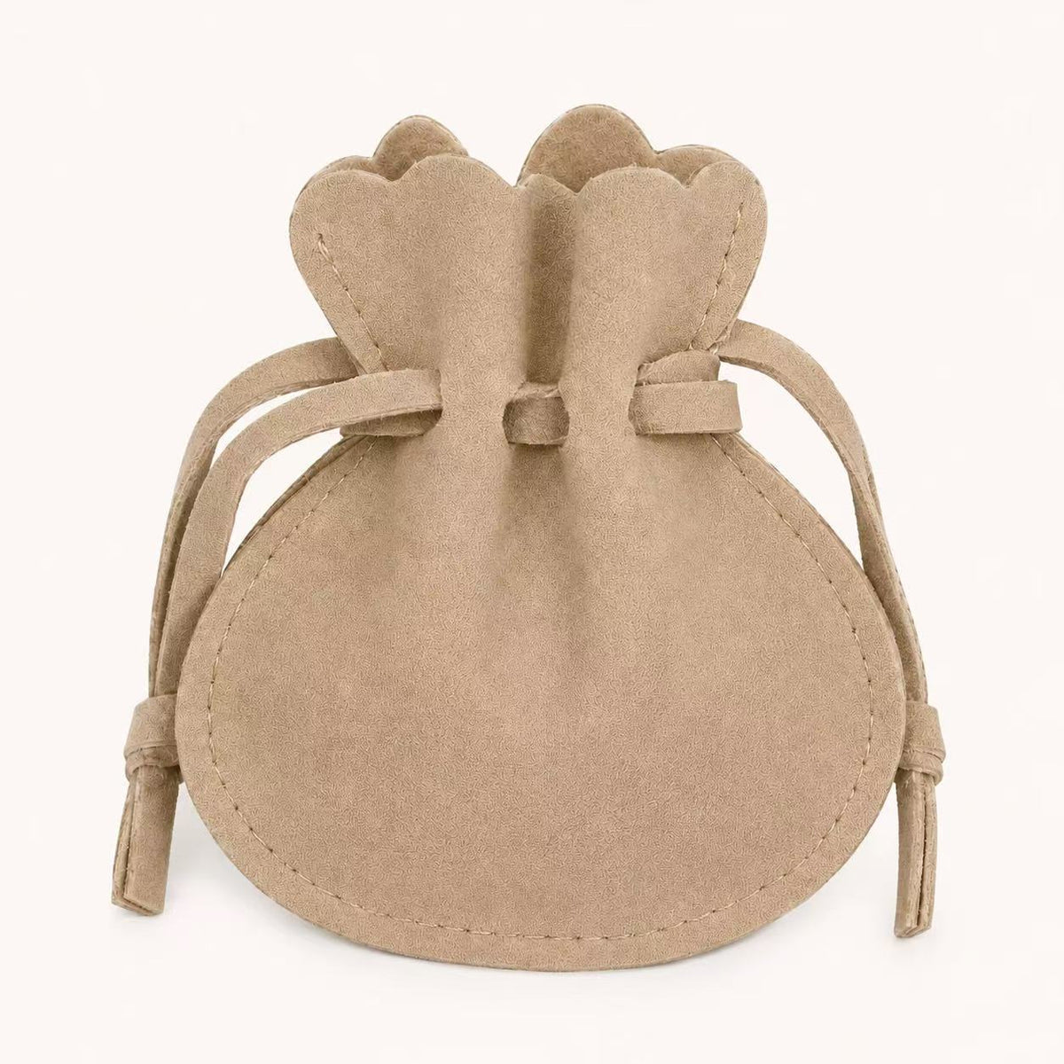 Microfibre Vase-Shaped Drawstring Jewellery Pouch | 7 × 8cm