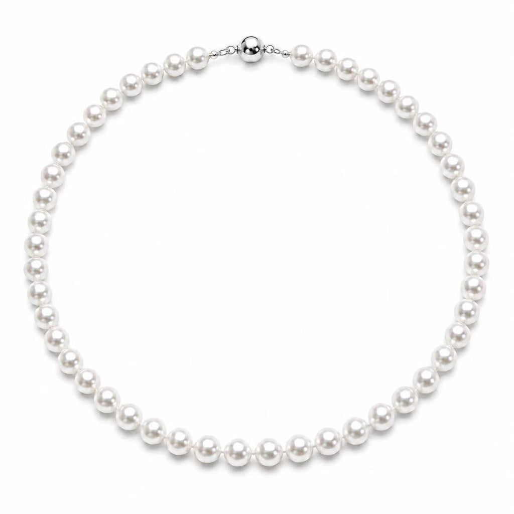 Freshwater Pearl Necklace | 7.5–8.5mm Near-Round Pearls